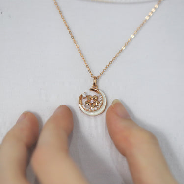 Lunar Flower Necklace